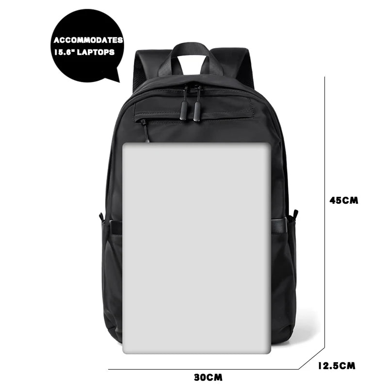 Men's Business Backpack Nylon Large Capacity Travel Bookpack