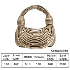 Casual Messenger Bag Woven Rope Knot Women's Version