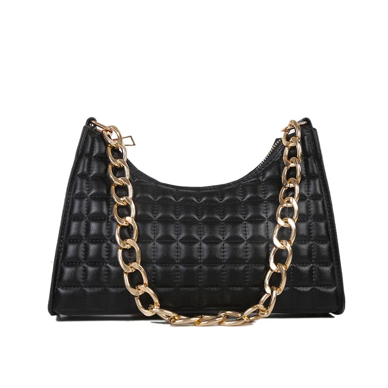 Plaid Crossbody Bag Shoulder Bag PU Leather Messenger Bags
