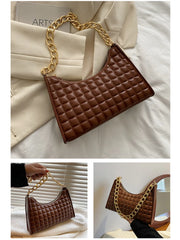 Plaid Crossbody Bag Shoulder Bag PU Leather Messenger Bags