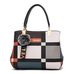 Casual Plaid Shoulder Bag Wild Messenger Female Totes Crossbody Bags