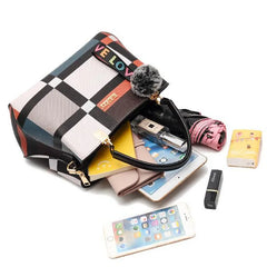 Casual Plaid Shoulder Bag Wild Messenger Female Totes Crossbody Bags