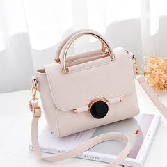 Small Leather Flap Handbag for Women, High Ladies Party Purse Clutch