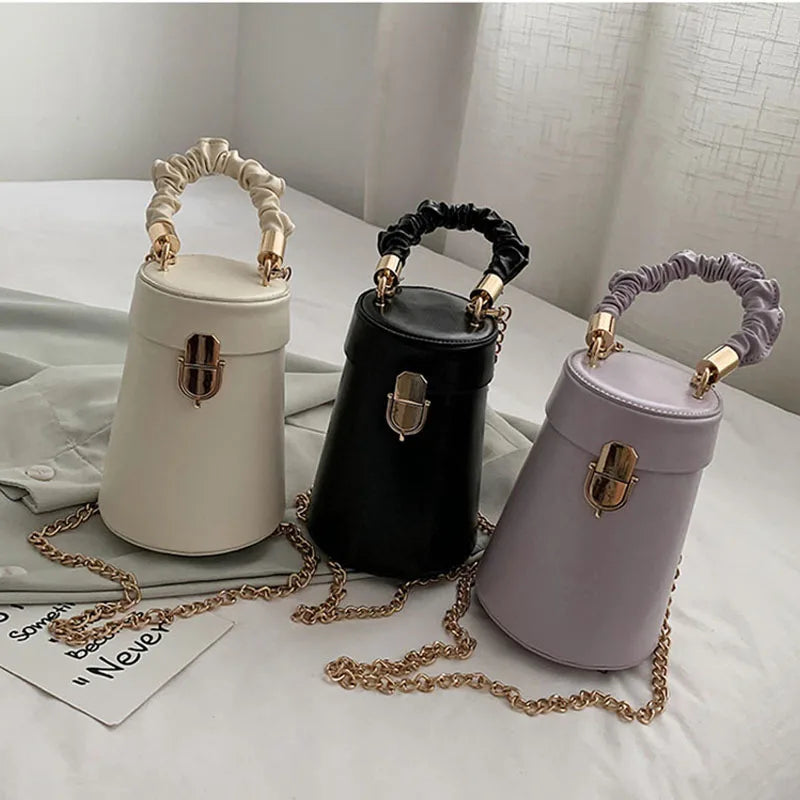 Chain Bucket Bag Handbag Shoulder Bags Women Bag Crossbody Bags