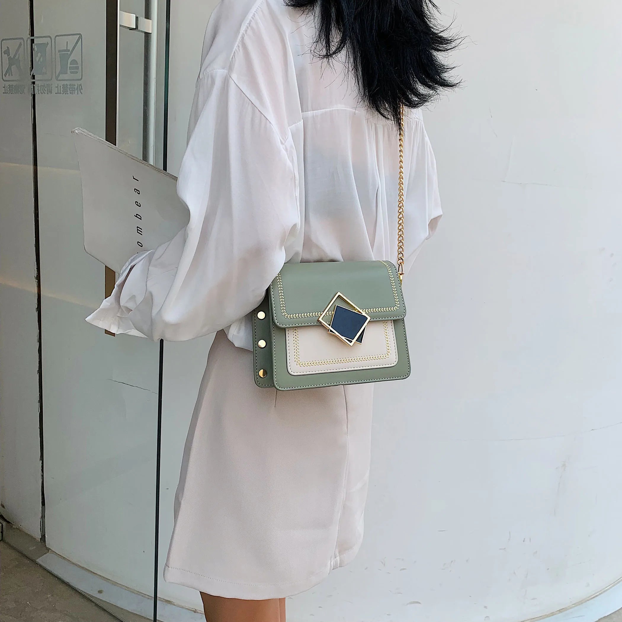 Women's Small Messenger Bags with Lock Handbags