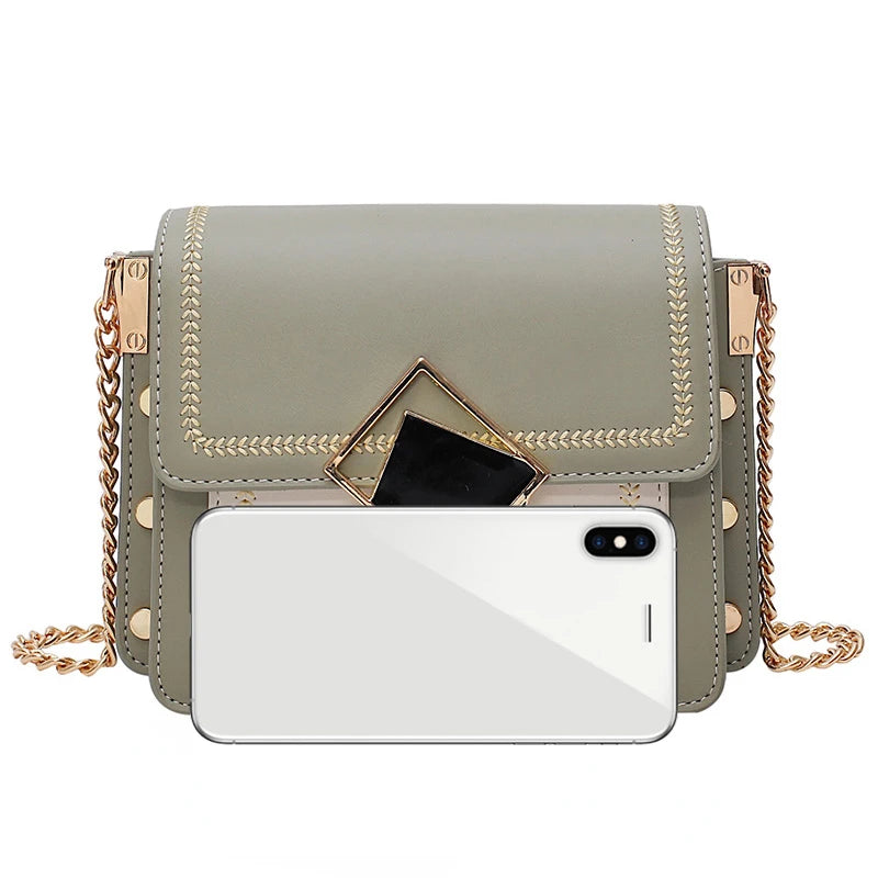 Women's Small Messenger Bags with Lock Handbags