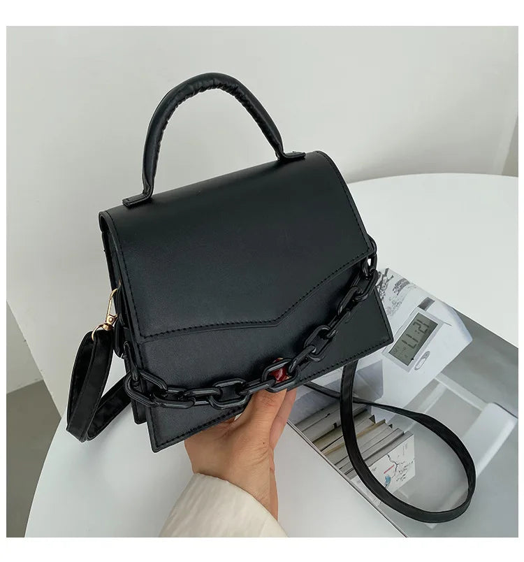 Chain Shoulder Bag Crossbody Bags For Women Small Mini Purse Vegan Leather