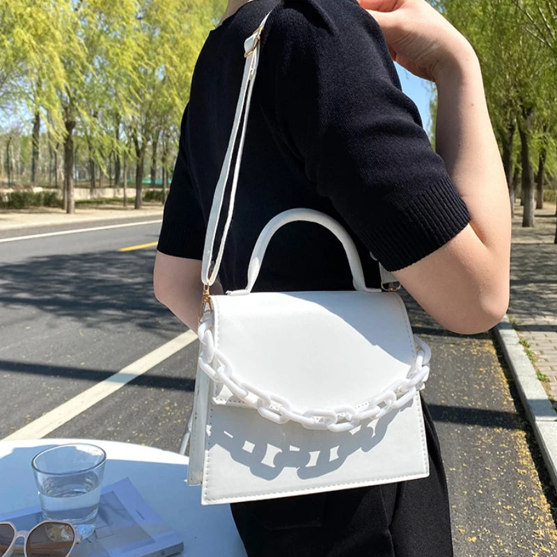 Chain Shoulder Bag Handbags for Ladies Small Flap Handle Bag