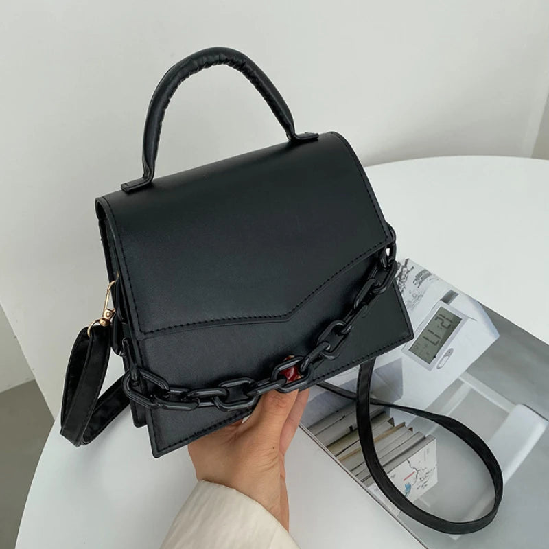Chain Shoulder Bag Handbags for Ladies Small Flap Handle Bag