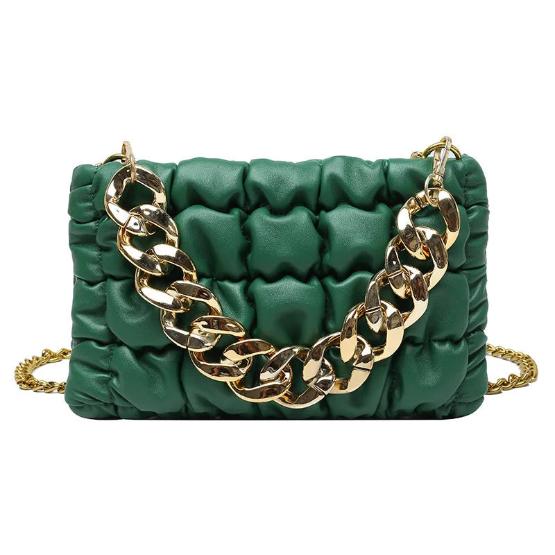 Green Small Crossbody Shoulder Sling Bag for Women