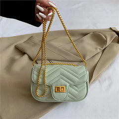Chain Women Crossbody Bag Shoulder Bag PU Leather Female Clutch Handbags
