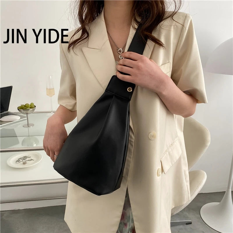 Women's PU Leather Chest Bag Crossbody Purse