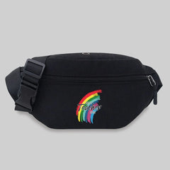 Women Travel Waist Bag Teacher Series Pattern Shoulder Crossbody Bag
