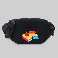 Women Travel Waist Bag Teacher Series Pattern Shoulder Crossbody Bag