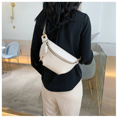 Soft Leather Chest Bag Women's Cross-body Street Bag
