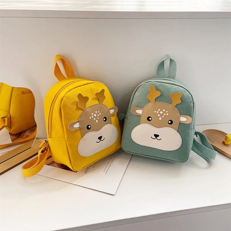 Kids Deer Girl Boys School Backpacks Toddler Cartoon Mini Bag