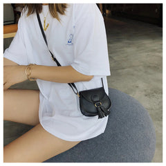 Girls Leather Waist Bag Small Shoulder Crossbody Handbag