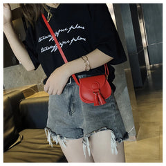 Girls Leather Waist Bag Small Shoulder Crossbody Handbag