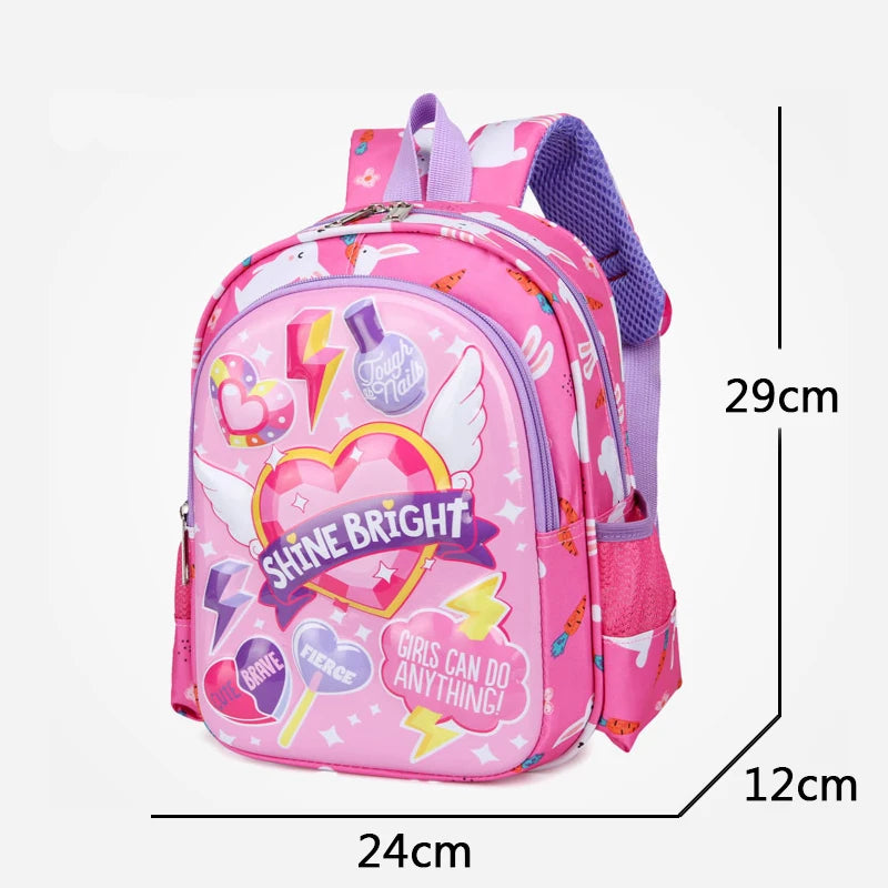 Kids Backpack Waterproof Lightweight Cartoon Boys Girls School Bag