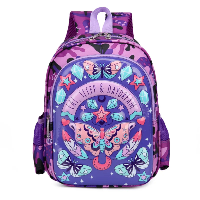Kids Backpack Waterproof Lightweight Cartoon Boys Girls School Bag
