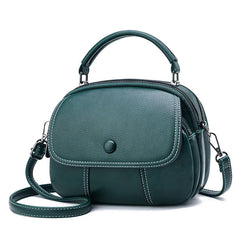 Litchi Pattern Handheld Small Square Bag for Women