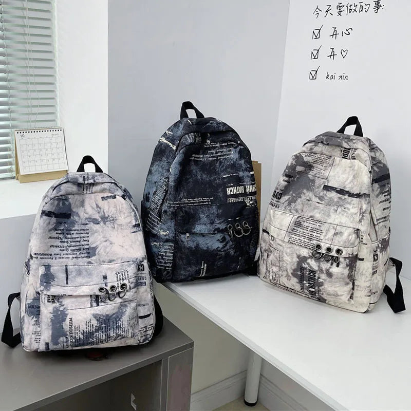College Students Schoolbag Female Tide Large Capacity Backpack