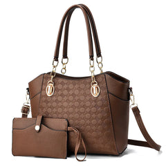 PU Leather Large Totes Shoulder Bag for Autumn and Winter