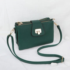Litchi PU Leather Shoulder Bag for Women