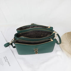 Litchi PU Leather Shoulder Bag for Women