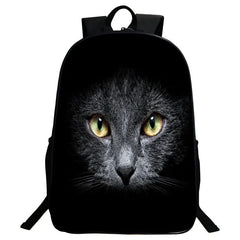 Cat Backpack Children Boys Girls Rucksack Cartoon Anime Animal School Bag 16inch