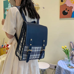 Women Backpack Female Travel Bag Schoolbag Teenage Girls Solid Bookbag