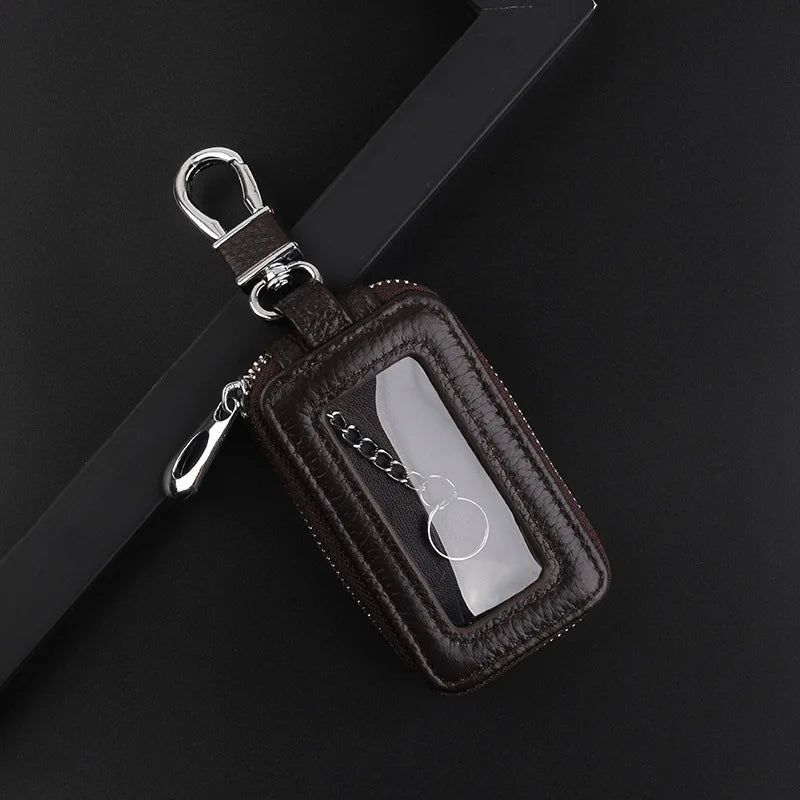 Cow Leather Key box Large Capacity key holder High Men Car key organizer