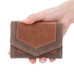Cow Leather RFID Credit Card Wallet