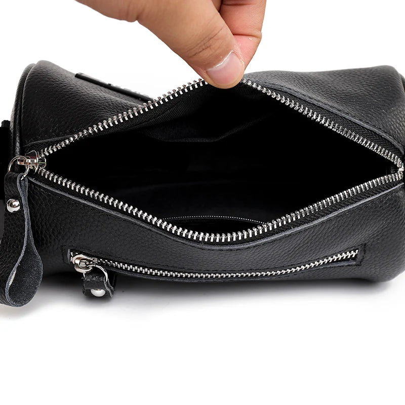 Cowhide Handbags Women Bags Vintage Shoulder Bag Messenger Bags Soft Shoulder Cr
