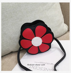 Petal Pattern Mini Shoulder Bag Travel Coin Purse for Women