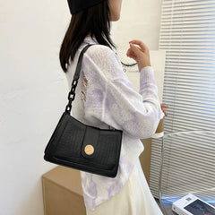 Crocodile Pattern Ladies Handbag Small Shoulder Bag