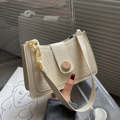 Crocodile Pattern Ladies Handbag Small Shoulder Bag