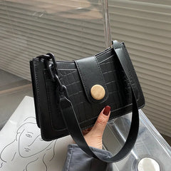 Crocodile Pattern Ladies Handbag Small Shoulder Bag