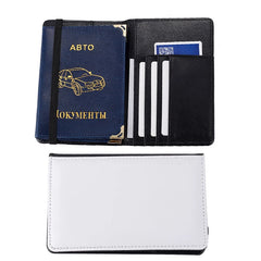 Passport Wallet Multi-Card Slot Business Wallet Case Men Women PU Holder