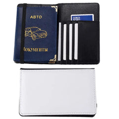 Passport Wallet Multi-Card Slot Business Wallet Case Men Women PU Holder
