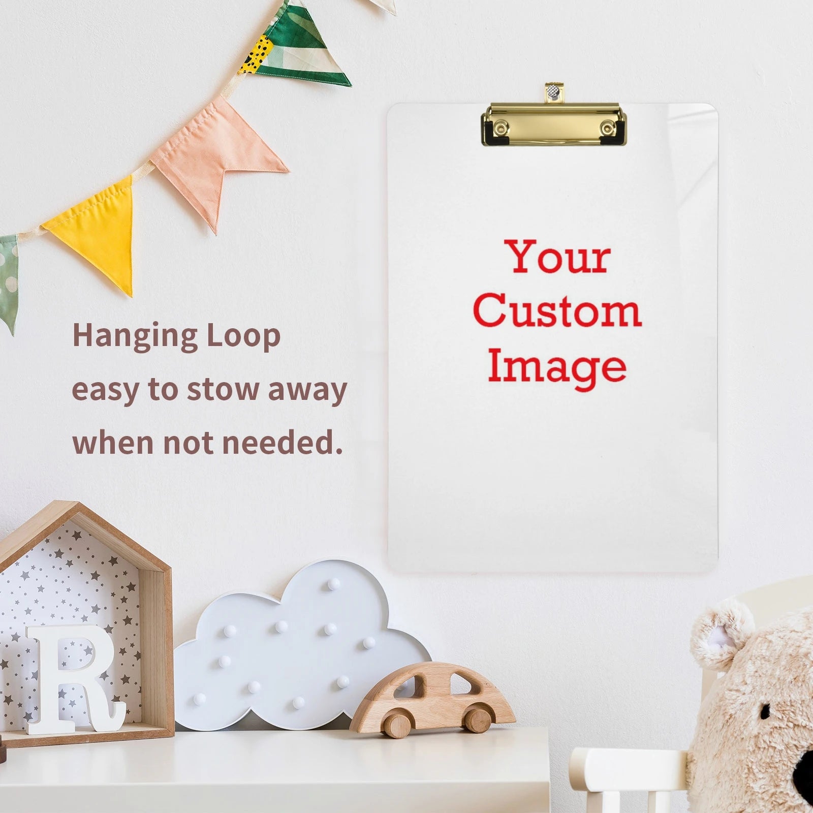 Pattern Series Writing Board Clip Stationery Kids School Supplies