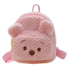 Personalized Plush Bear Backpack for Kids, Small Cartoon Mini Schoolbag