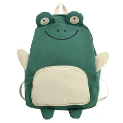 Frog Duck Backpack Women Schoolbag Teenage Girls Back Pack Nylon School Backpack