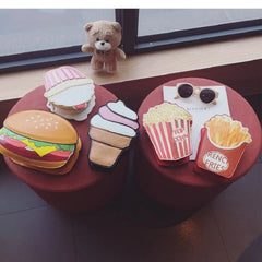 Cartoon Women Ice cream Cupcake Mini Bag PU Leather Small Chain Clutch Crossbody