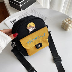 Canvas Girl Messenger Bag Shoulder Bag for Women