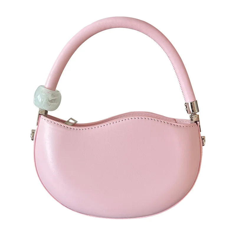 Sweet Pink Pea Shoulder Messenger Bag for Women