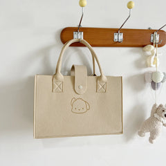 Large Capacity Travel Shoulder Shopping Bag Tote Cartoon Lunch Bag