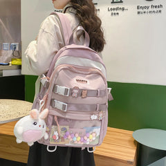 Teenage Girl Travel Schoolbag College Student Minority Backpack