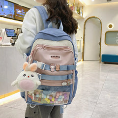 Teenage Girl Travel Schoolbag College Student Minority Backpack