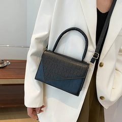 Solid Pu Leather Crossbody Bags For Women Small Flap Handbags